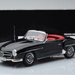 Mercedes 190 SL W121 Cabriolet Noir Minichamps 1:18 - image 8 of 8