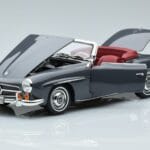 Mercedes 190 SL W121 Roadster Gris Norev 1:18 183402 Métal Moulé - image 2 of 8