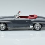 Mercedes 190 SL W121 Roadster Gris Norev 1:18 183402 Métal Moulé - image 4 of 8