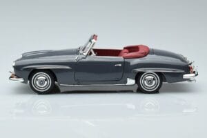 Mercedes 190 SL W121 Roadster Gris Norev 1:18 183402 Métal Moulé — image 4 sur 8