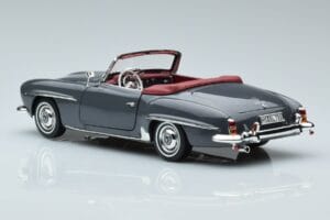Mercedes 190 SL W121 Roadster Gris Norev 1:18 183402 Métal Moulé — image 6 sur 8