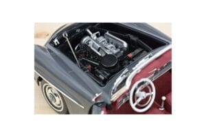 Mercedes 190 SL W121 Roadster Gris Norev 1:18 183402 Métal Moulé — image 7 sur 8
