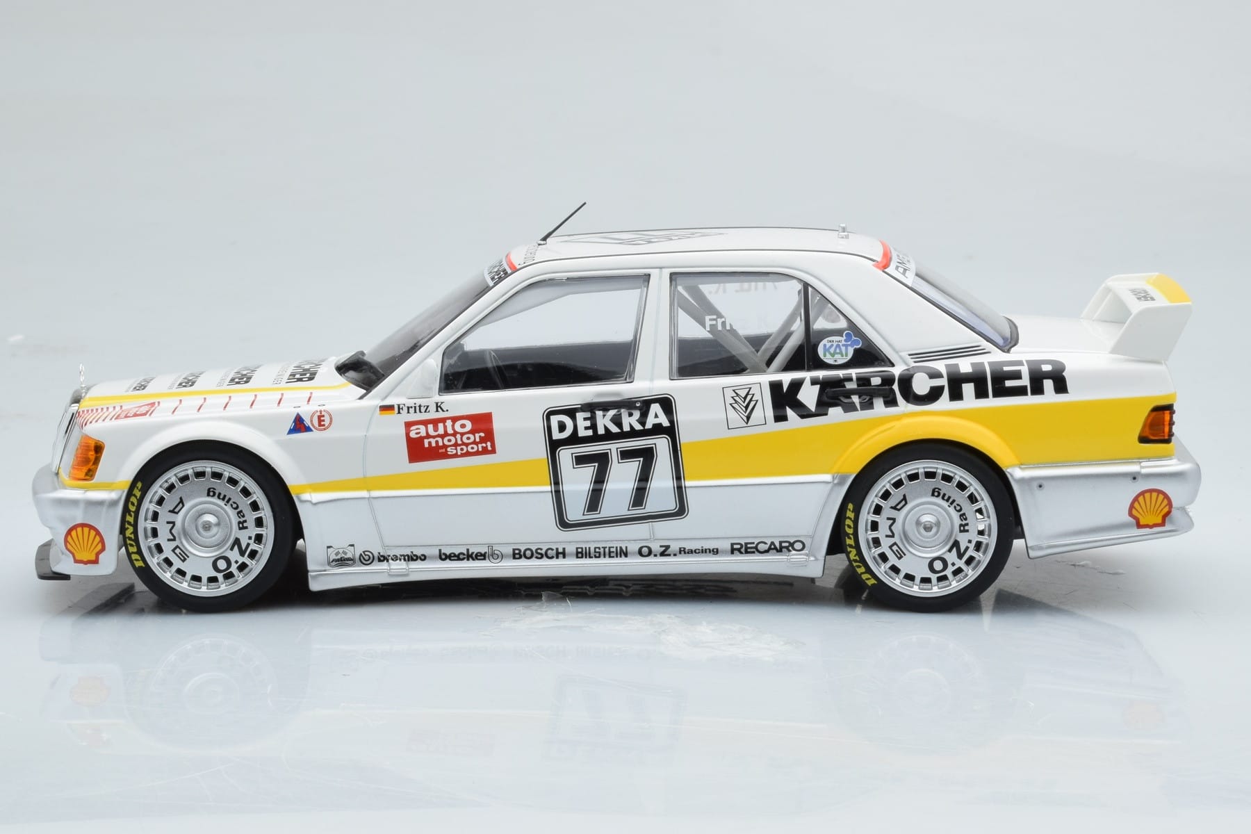 Mercedes 190E 2.5-16 W201 EVO 1 Karcher #77 F. Kreutzpointer Team AMG-Mercedes DTM 1990 Minichamps 1:18 155903677 Métal Moulé — image 3 sur 6