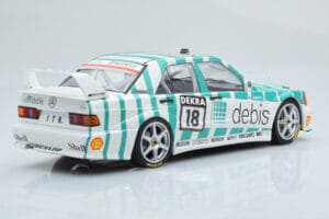 Mercedes 190E 2.5-16 W201 EVO 2 Debis #18 F. Giroix Team Zackspeed DTM 1991 Minichamps 1:18 155913618 Métal Moulé — image 2 sur 6