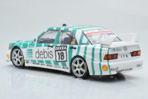 Mercedes 190E 2.5-16 W201 EVO 2 Debis #18 F. Giroix Team Zackspeed DTM 1991 Minichamps 1:18 155913618 Métal Moulé — image 5 sur 6