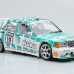 Mercedes 190E 2.5-16 W201 EVO 2 Debis #19 R. Asch Team Zackspeed DTM 1991 Minichamps 1:18 - image 4 of 6