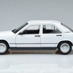 Mercedes 190 E W201 Blanc Norev 1:18 183820 Métal Moulé - image 4 of 7