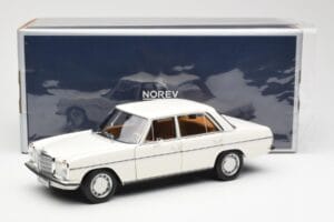 Mercedes 200 W115 Blanc Norev 1:18 183770 Métal Moulé — image 8 sur 8