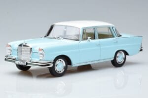 Mercedes 220 S W111 Bleu Norev 1:18 183920 Métal Moulé