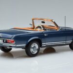 Mercedes 230 SL W113 Pagoda Bleu Édition Limitée Norev 1:18 183767 Métal Moulé - image 3 of 8