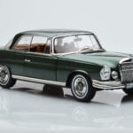 Mercedes 250 SE Coupe W111 Vert Métallique Édition Limitée Norev 1:18 183764 Métal Moulé - image 5 of 7