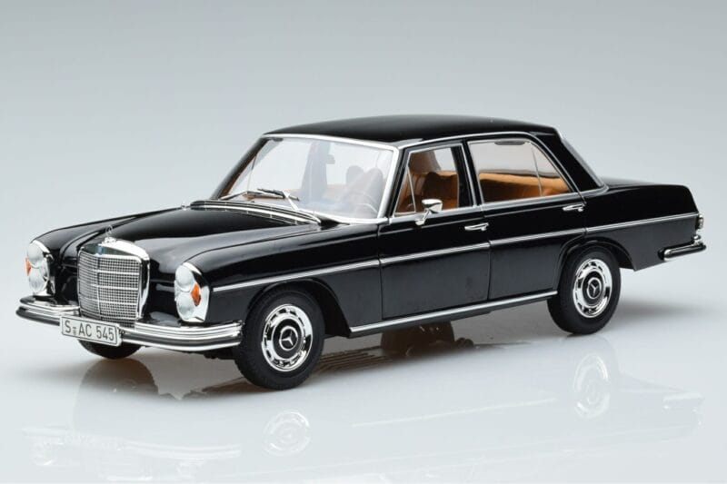 Mercedes 280 SE W108 Noir Norev 1:18 183762 Métal Moulé