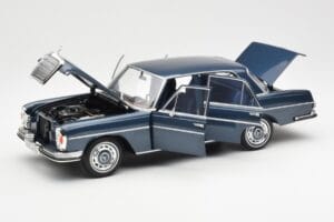 Mercedes 280 SE W108 Bleu Foncé Métallisé Norev 1:18 183534 Métal Moulé — image 2 sur 8