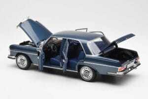 Mercedes 280 SE W108 Bleu Foncé Métallisé Norev 1:18 183534 Métal Moulé — image 5 sur 8