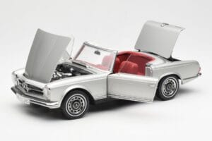 Mercedes 280 SL W113 Pagode Argent Schuco 1:18 450035000 Métal Moulé — image 2 sur 8