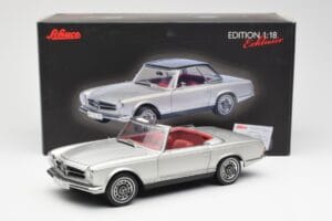 Mercedes 280 SL W113 Pagode Argent Schuco 1:18 450035000 Métal Moulé — image 8 sur 8