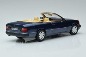 Mercedes 300 CE-24 A124 Cabriolet Nautical Bleu Édition Limitée Norev 1:18 183879 Métal Moulé — image 3 sur 7