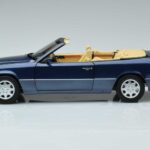 Mercedes 300 CE-24 A124 Cabriolet Nautical Bleu Édition Limitée Norev 1:18 183879 Métal Moulé - image 4 of 7