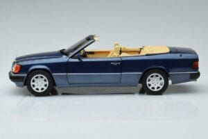 Mercedes 300 CE-24 A124 Cabriolet Nautical Bleu Édition Limitée Norev 1:18 183879 Métal Moulé — image 4 sur 7