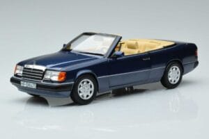 Mercedes 300 CE-24 A124 Cabriolet Nautical Bleu Édition Limitée Norev 1:18 183879 Métal Moulé