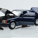 Mercedes 300 CE-24 C124 Coupe Nautical Bleu Édition Limitée Norev 1:18 183882 Métal Moulé - image 2 of 7