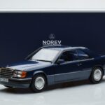 Mercedes 300 CE-24 C124 Coupe Nautical Bleu Édition Limitée Norev 1:18 183882 Métal Moulé - image 7 of 7