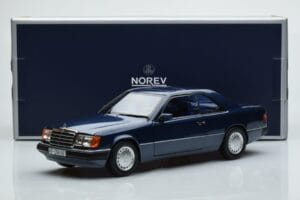 Mercedes 300 CE-24 C124 Coupe Nautical Bleu Édition Limitée Norev 1:18 183882 Métal Moulé — image 7 sur 7