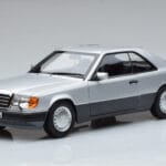 Mercedes 300 CE-24 C124 Coupe Argent Norev 1:18 183880 Métal Moulé