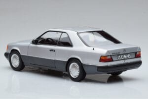 Mercedes 300 CE-24 C124 Coupe Argent Norev 1:18 183880 Métal Moulé — image 6 sur 7