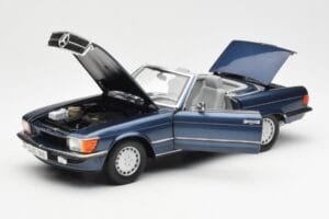 Mercedes 300 SL R107 Bleu Nautique Norev 1:18 183466 Métal Moulé — image 2 sur 8