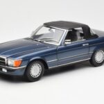 Mercedes 300 SL R107 Bleu Nautique Norev 1:18 183466