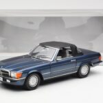 Mercedes 300 SL R107 Bleu Nautique Norev 1:18 183466 - image 8 of 8