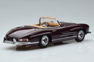 Mercedes 300 SL W198 Roadster Rouge Norev 1:18 183891 Métal Moulé — image 3 sur 8