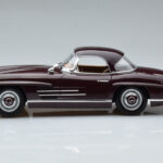 Mercedes 300 SL W198 Roadster Rouge Norev 1:18 - image 4 of 8