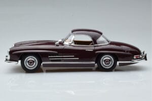 Mercedes 300 SL W198 Roadster Rouge Norev 1:18 183891 Métal Moulé — image 4 sur 8