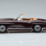 Mercedes 300 SL W198 Roadster Rouge Norev 1:18 - image 5 of 8