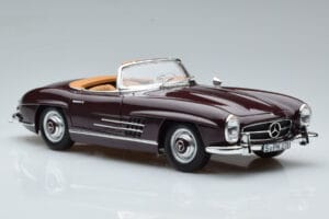 Mercedes 300 SL W198 Roadster Rouge Norev 1:18 183891 Métal Moulé — image 6 sur 8