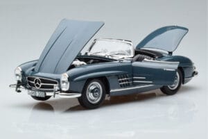 Mercedes 300 SL W198 Roadster Bleu Norev 1:18 B66040668 Métal Moulé — image 2 sur 9