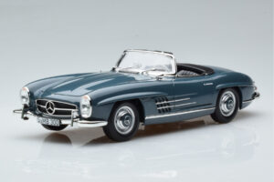 Mercedes 300 SL W198 Roadster Bleu Norev 1:18