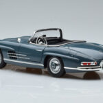 Mercedes 300 SL W198 Roadster Bleu Norev 1:18 - image 8 of 9