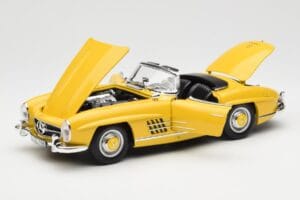 Mercedes 300 SL W198 Roadster Jaune Norev 1:18 B66040669 Métal Moulé — image 2 sur 8