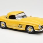 Mercedes 300 SL W198 Roadster Jaune Norev 1:18 B66040669 - image 6 of 8