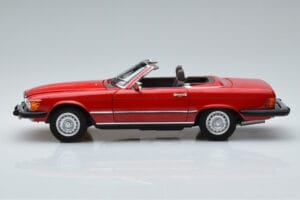 Mercedes 450 SL R107 Version US Rouge Norev 1:18 183729 Métal Moulé — image 5 sur 8