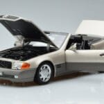 Mercedes 500 SL R129 Smoke Argent Norev 1:18 183719 Métal Moulé - image 2 of 7