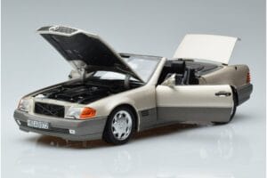 Mercedes 500 SL R129 Smoke Argent Norev 1:18 183719 Métal Moulé — image 2 sur 7