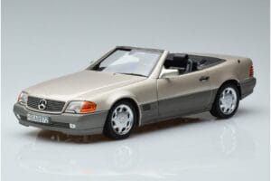 Mercedes 500 SL R129 Smoke Argent Norev 1:18 183719 Métal Moulé