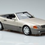 Mercedes 500 SL R129 Smoke Argent Norev 1:18 183719 Métal Moulé - image 5 of 7