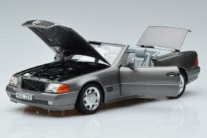 Mercedes 500 SL R129 Gris Métallisé Norev 1:18 183715 Métal Moulé — image 2 sur 7
