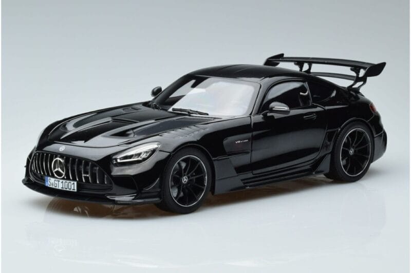 Mercedes AMG GT C190 Black Series Noir Norev 1:18 183900 Métal Moulé