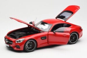 Mercedes AMG GT C190 Rouge Norev 1:18 183496 Métal Moulé — image 2 sur 8